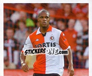 Sticker André Bahia in game - Feyenoord 2008-2009 n. 28 - Panini