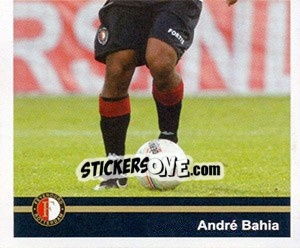 Sticker André Bahia in game - Feyenoord 2008-2009 - Panini