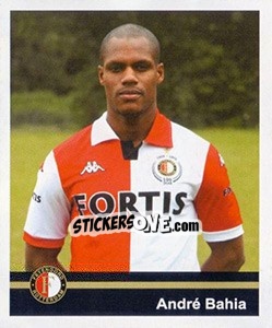 Sticker André Bahia (Portrait) - Feyenoord 2008-2009 - Panini