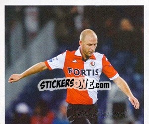Sticker Tim de Cler in game - Feyenoord 2008-2009 n. 37 - Panini