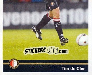 Sticker Tim de Cler in game - Feyenoord 2008-2009 n. 38 - Panini