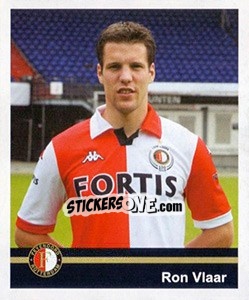 Cromo Ron Vlaar (Portrait) - Feyenoord 2008-2009 - Panini