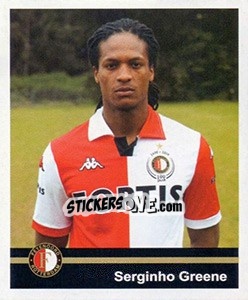 Sticker Serginho Greene (Portrait) - Feyenoord 2008-2009 n. 43 - Panini