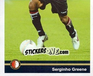 Sticker Serginho Greene in game - Feyenoord 2008-2009 n. 46 - Panini