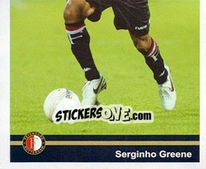 Cromo Serginho Greene in game - Feyenoord 2008-2009 - Panini