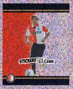 Sticker Giovanni van Bronckhorst in action - Feyenoord 2008-2009 n. 49 - Panini