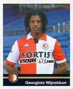 Sticker Georginio Wijnaldum (Portrait) - Feyenoord 2008-2009 - Panini