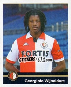Sticker Georginio Wijnaldum (Portrait) - Feyenoord 2008-2009 n. 53 - Panini