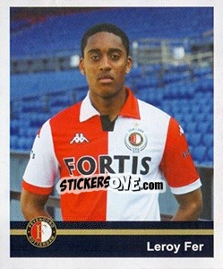 Sticker Leroy Fer (Portrait) - Feyenoord 2008-2009 - Panini