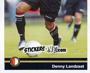 Cromo Denny Landzaat in game - Feyenoord 2008-2009 - Panini