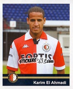 Cromo Karim El Ahmadi (Portrait) - Feyenoord 2008-2009 - Panini