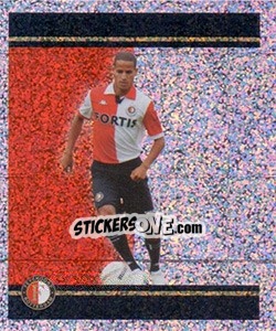 Cromo Karim El Ahmadi in action - Feyenoord 2008-2009 - Panini