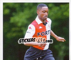 Cromo Andwélé Slory in game - Feyenoord 2008-2009 - Panini