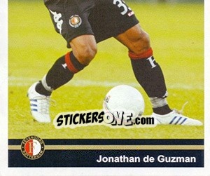 Sticker Jonathan de Guzman in game - Feyenoord 2008-2009 n. 74 - Panini