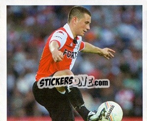 Sticker Luigi Bruins in game - Feyenoord 2008-2009 n. 75 - Panini