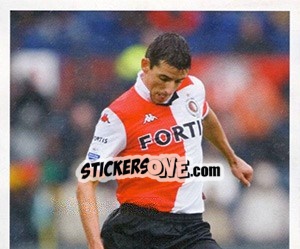 Cromo Roy Makaay in game - Feyenoord 2008-2009 - Panini