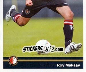 Cromo Roy Makaay in game - Feyenoord 2008-2009 - Panini