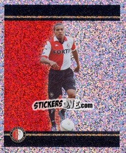 Sticker Diego Biseswar in action - Feyenoord 2008-2009 - Panini