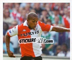 Sticker Diego Biseswar in game - Feyenoord 2008-2009 n. 93 - Panini