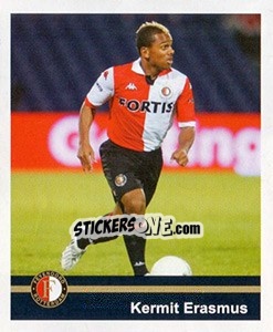 Sticker Kermit Erasmus in game - Feyenoord 2008-2009 - Panini