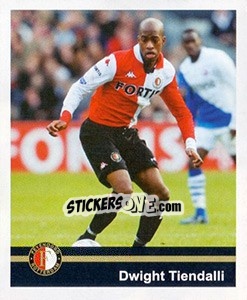 Sticker Dwight Tiendalli in game - Feyenoord 2008-2009 n. 96 - Panini