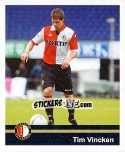 Cromo Tim Vincken in game - Feyenoord 2008-2009 - Panini