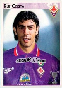 Sticker Rui Costa - Calcio Coppe 1996-1997 n. 58 - Panini