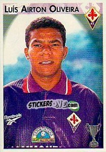 Sticker Luís Airton Oliveira - Calcio Coppe 1996-1997 - Panini