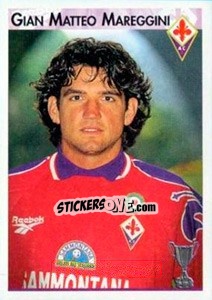 Sticker Gian Matteo Mareggini - Calcio Coppe 1996-1997 n. 60 - Panini