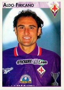 Sticker Aldo Firicano - Calcio Coppe 1996-1997 n. 61 - Panini