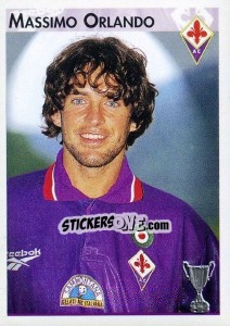 Sticker Massimo Orlando - Calcio Coppe 1996-1997 - Panini