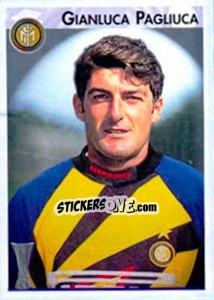 Sticker Gianluca Pagliuca - Calcio Coppe 1996-1997 n. 65 - Panini