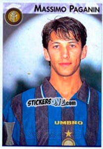 Sticker Massimo Paganin - Calcio Coppe 1996-1997 - Panini