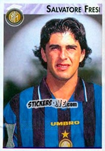 Sticker Salvatore Fresi - Calcio Coppe 1996-1997 - Panini