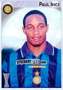Sticker Paul Ince - Calcio Coppe 1996-1997 - Panini