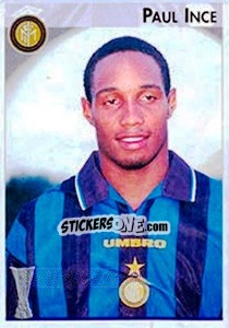 Sticker Paul Ince - Calcio Coppe 1996-1997 n. 76 - Panini