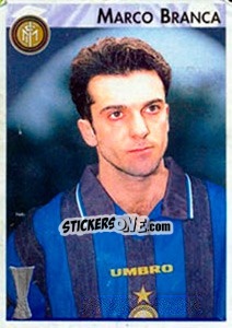 Sticker Marco Branca - Calcio Coppe 1996-1997 - Panini