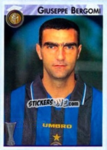 Sticker Giuseppe Bergomi - Calcio Coppe 1996-1997 n. 82 - Panini