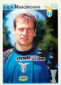 Sticker Luca Marchegiani - Calcio Coppe 1996-1997 n. 85 - Panini