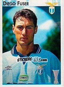 Sticker Diego Fuser - Calcio Coppe 1996-1997 n. 95 - Panini