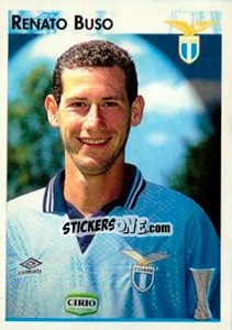 Sticker Renato Buso - Calcio Coppe 1996-1997 - Panini