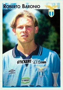 Sticker Roberto Baronio - Calcio Coppe 1996-1997 - Panini