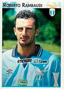 Sticker Roberto Rambaudi - Calcio Coppe 1996-1997 n. 104 - Panini