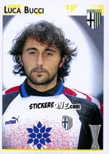 Sticker Luca Bucci - Calcio Coppe 1996-1997 n. 105 - Panini
