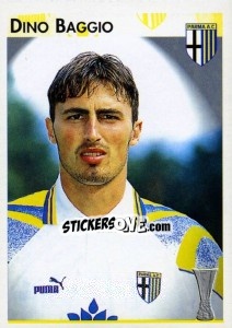 Sticker Dino Baggio - Calcio Coppe 1996-1997 n. 112 - Panini