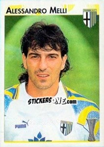 Sticker Alessandro Melli - Calcio Coppe 1996-1997 - Panini