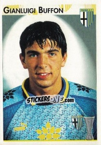 Sticker Gianluigi Buffon - Calcio Coppe 1996-1997 n. 120 - Panini