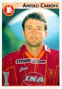 Sticker Amedeo Carboni - Calcio Coppe 1996-1997 n. 127 - Panini