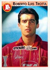 Sticker Roberto Luis Trotta - Calcio Coppe 1996-1997 - Panini