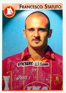 Sticker Francesco Statuto - Calcio Coppe 1996-1997 n. 135 - Panini